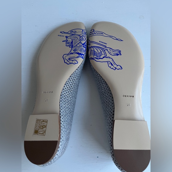 BURBERRY Mesh Ballerina Flat Size 37 - Picture 9 of 14